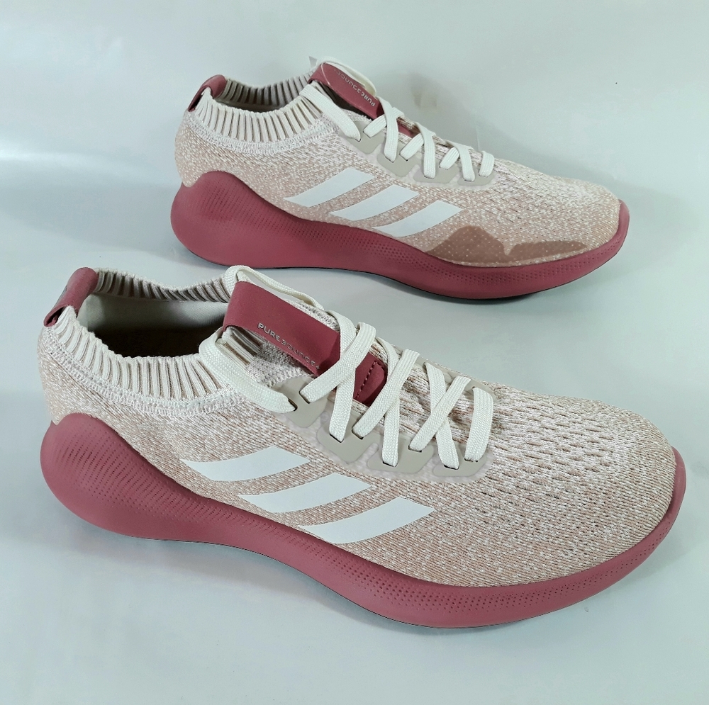 Adidas Purebounce+ Cloud white / pink size 10